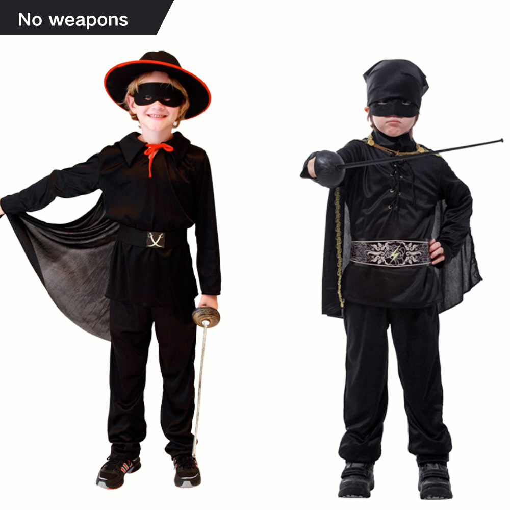 Black Face Mask Pack - ❤2026★ Purim Children's Day Costumes for