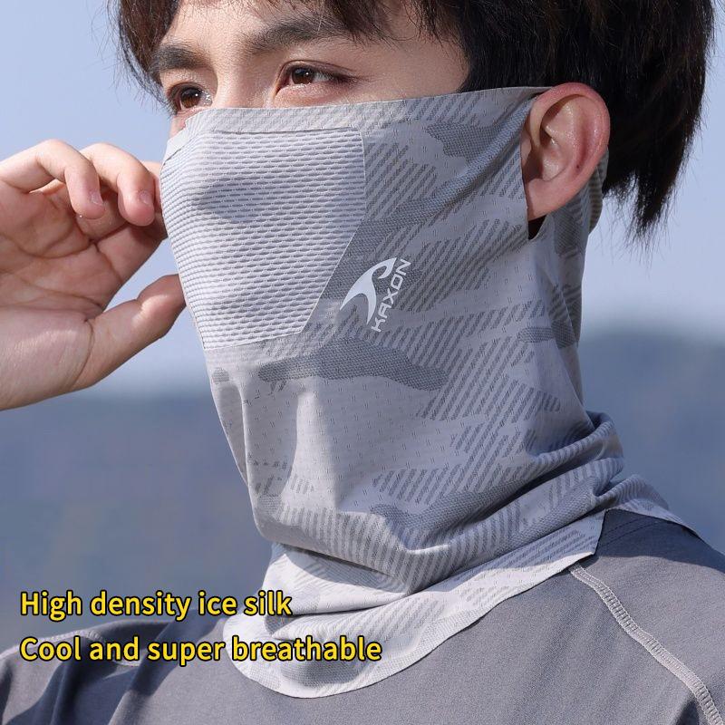 Ice Silk Summer Face Mask with - Sports Mask Breathable review and price