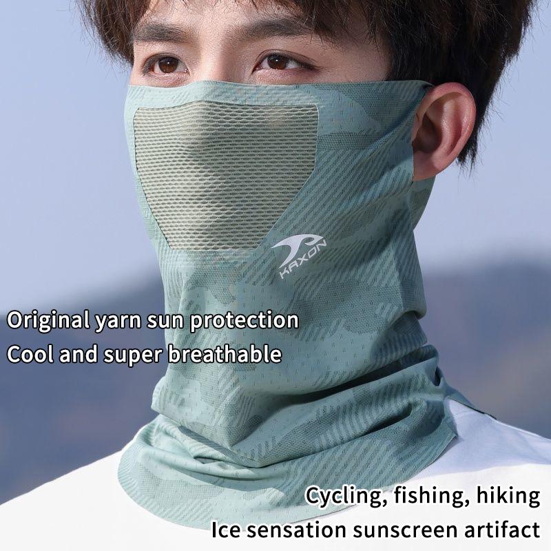 Ice Silk Summer Face Mask with - Sports Mask Breathable review and price