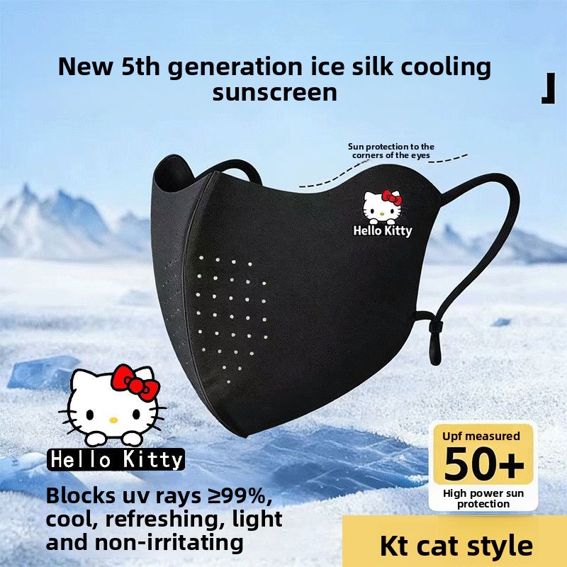Cute Hello Kitty Print Face Ma - Cloth Face Mask Washable review and price