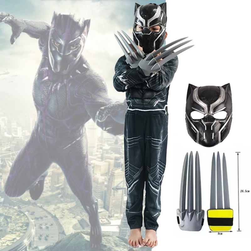 Anime Superhero Black Panther  - Black Face Mask Pack review and price