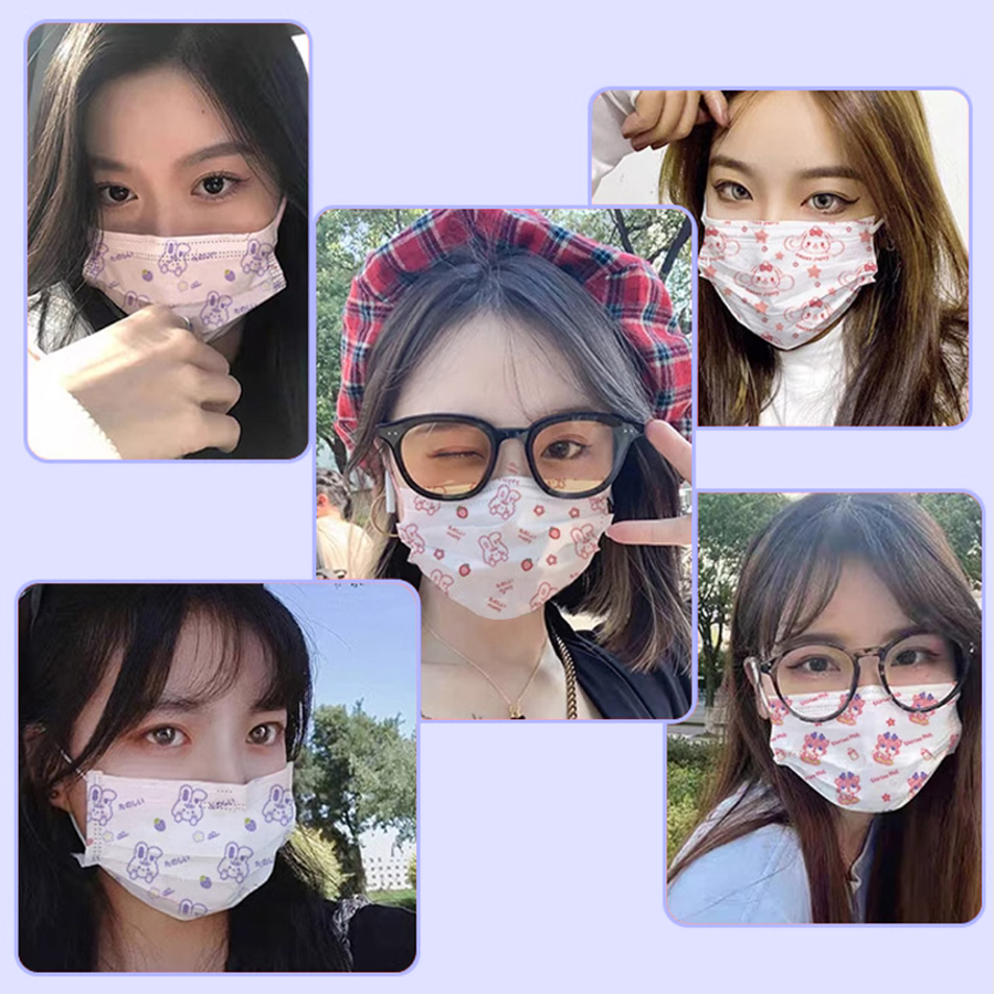 Cartoon Face Mask Adult Childr - Disposable Surgical Mask review and price