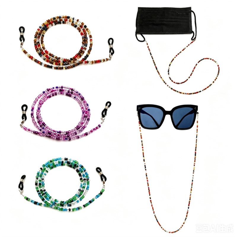 Crystal Glasses Chain For Wome - Mask Chain Holder review and price