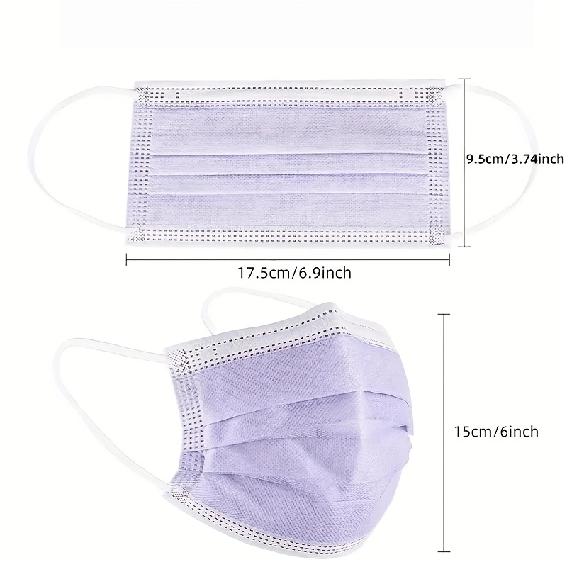 100Pcs Thick Purple Disposable - Disposable Surgical Mask review and price
