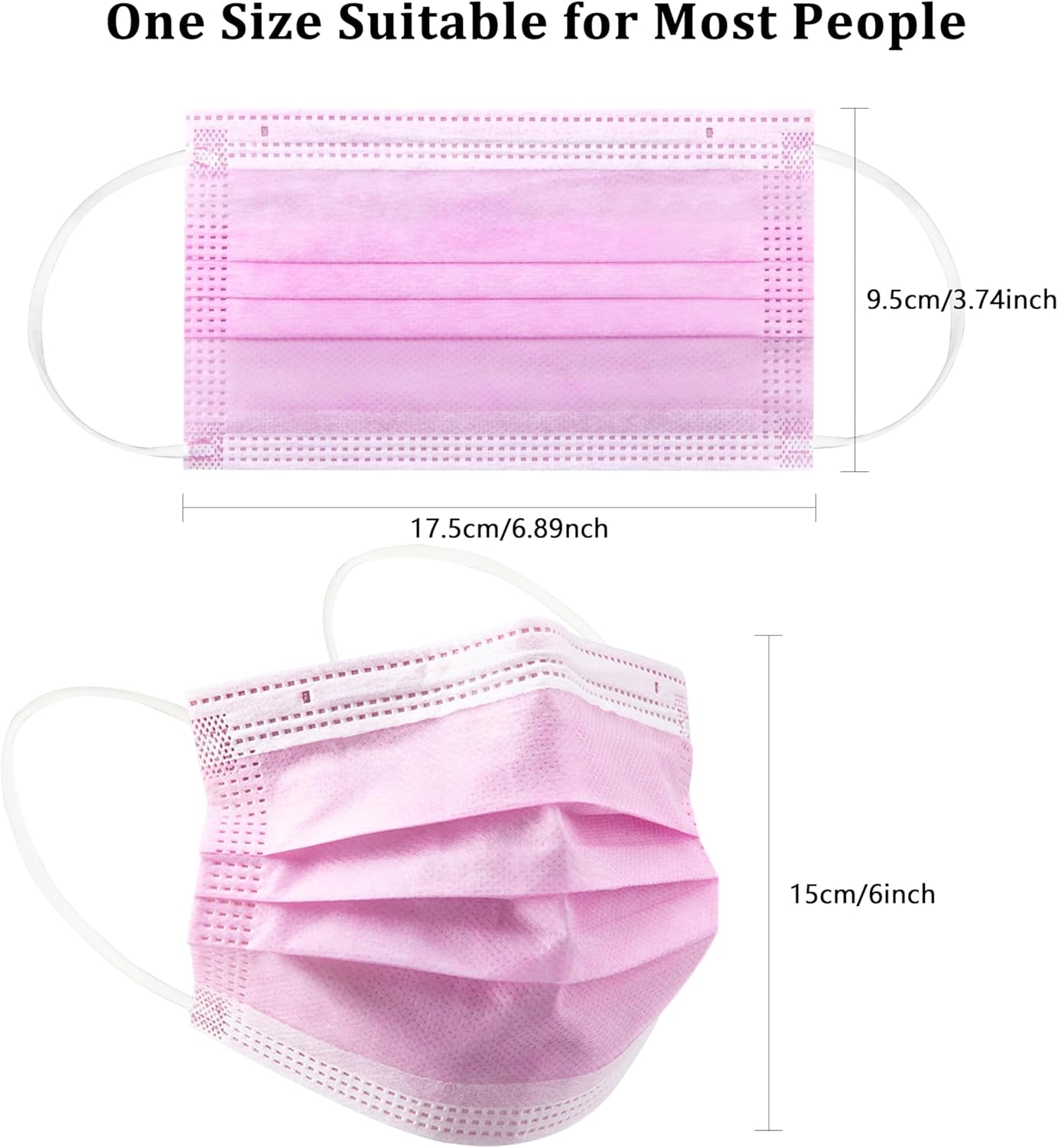 Great Value Pack! Pink Disposa - Disposable Surgical Mask review and price