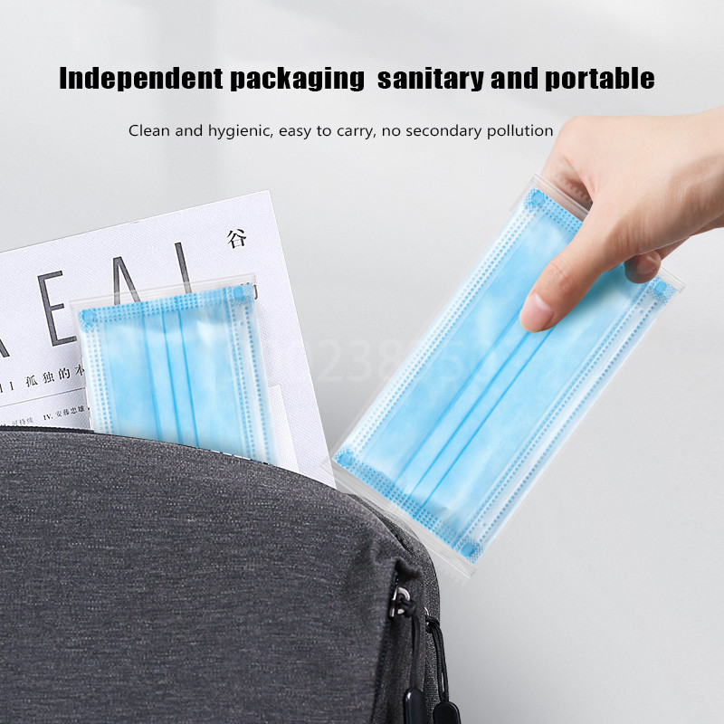 10-500pcs Disposable Adults in - Disposable Mask Blue review and price